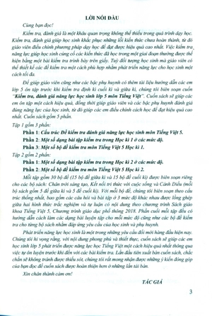 kiểm tra, đánh giá năng lực học sinh lớp 5 - môn tiếng việt 5 - học kì 1