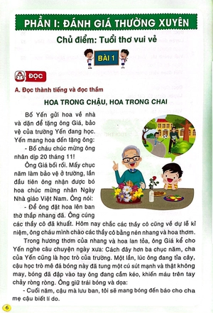 kiểm tra và đánh giá năng lực tiếng việt 3 - học kì 1 (theo chương trình giáo dục phổ thông 2018)