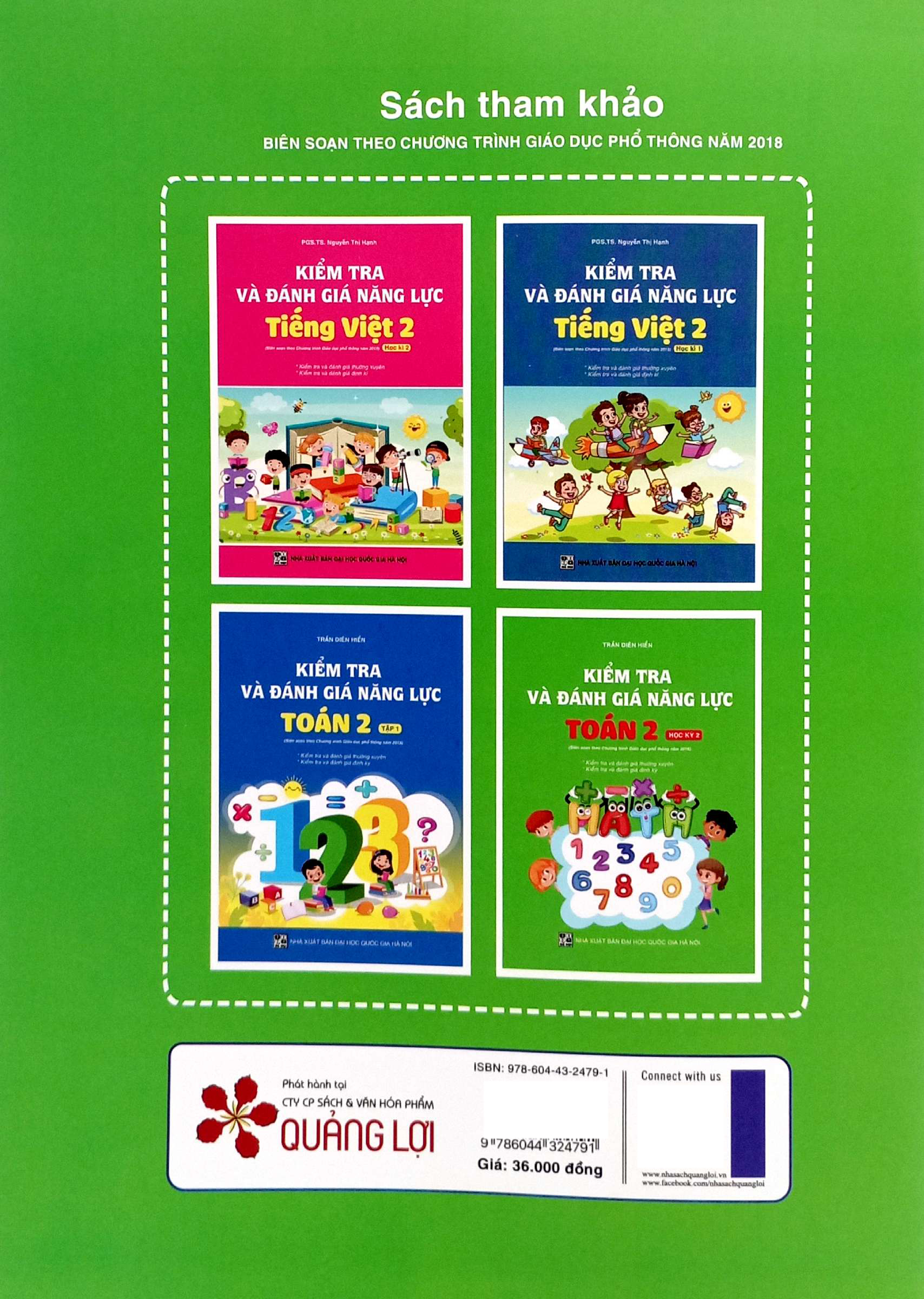 kiểm tra và đánh giá năng lực toán 2 - học kỳ 2 (biên soạn theo chương trình gdpt 2018)