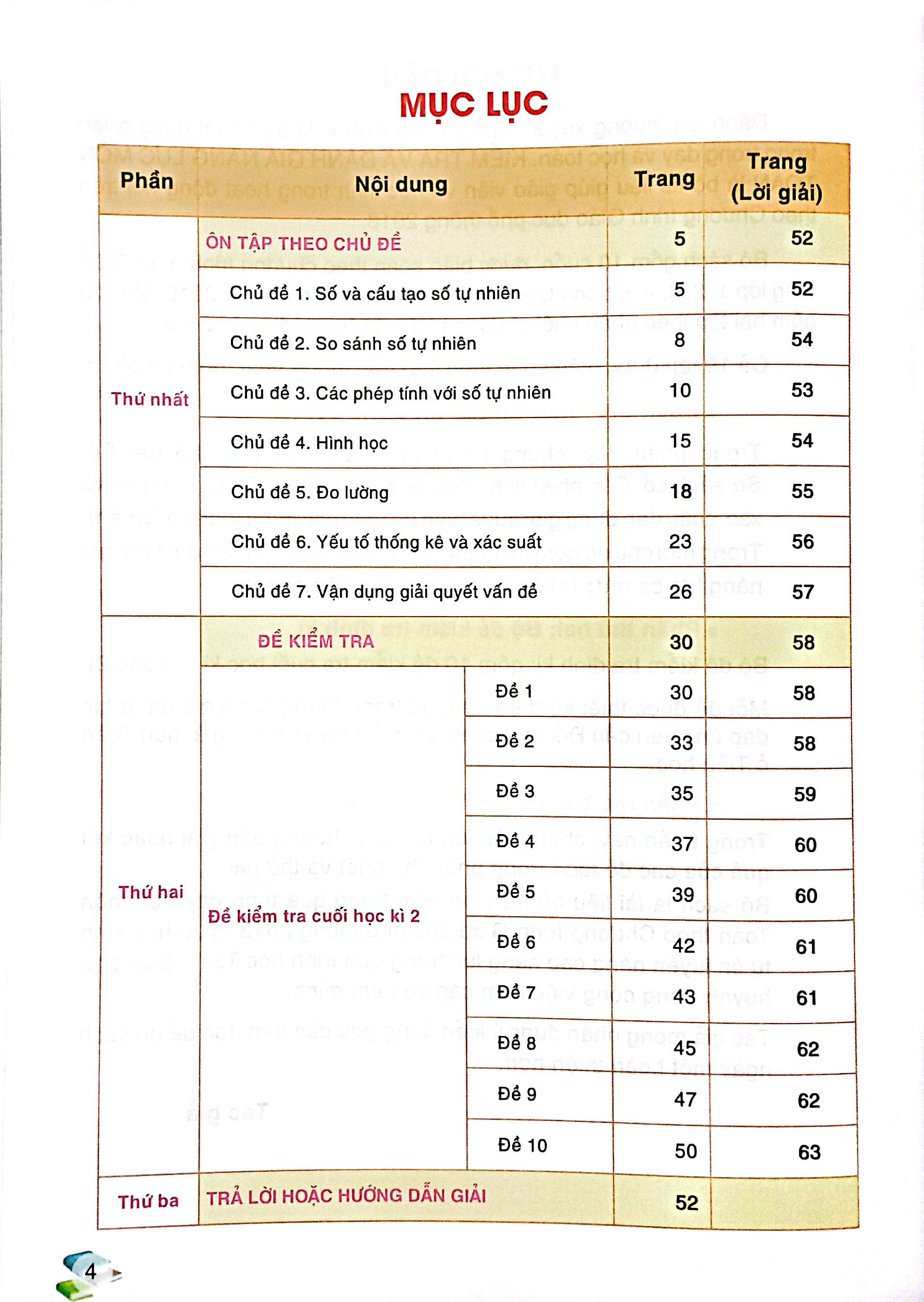 kiểm tra và đánh giá năng lực toán 3 - học kỳ 2 (biên soạn theo chương trình gdpt 2018)