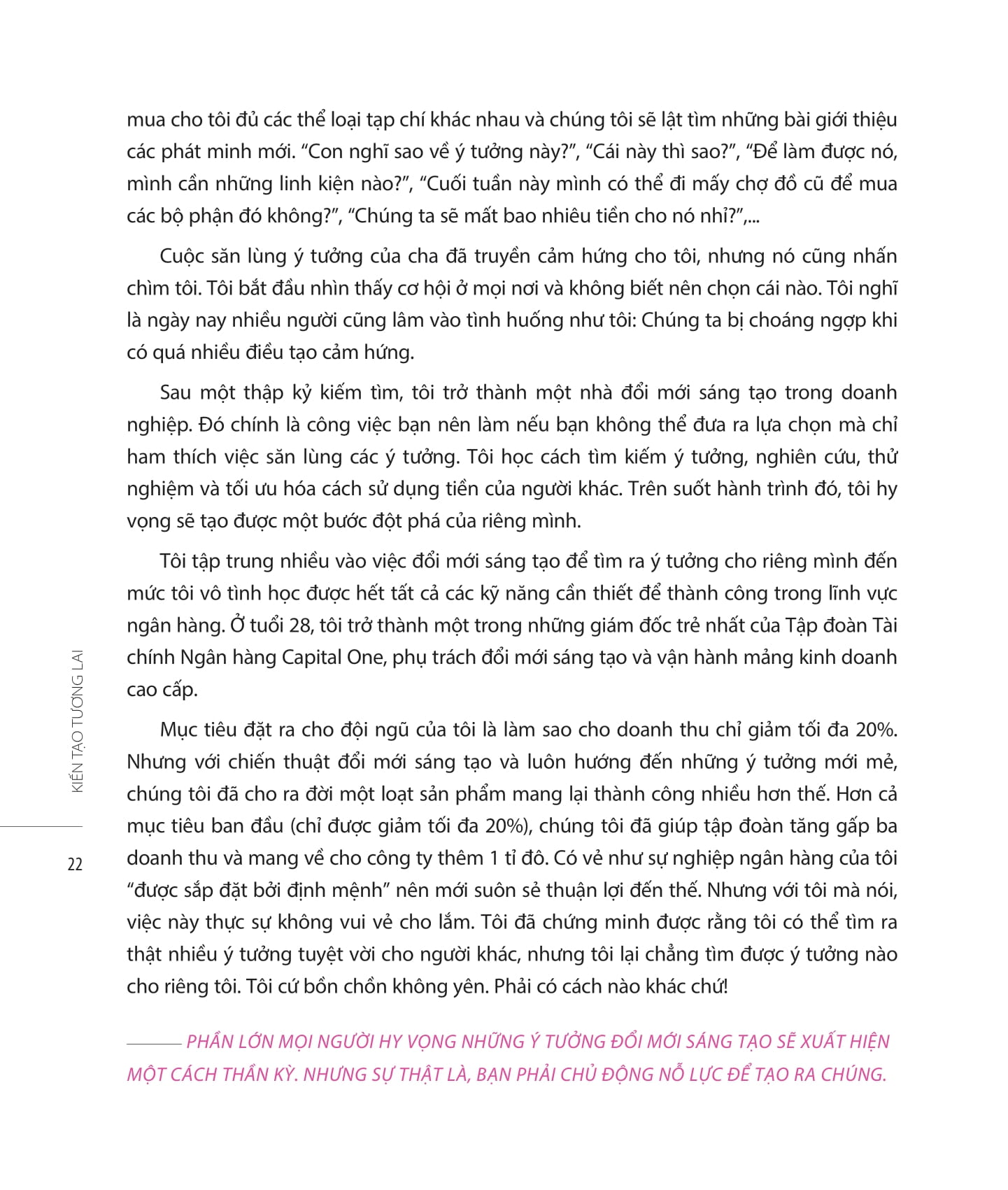 kiến tạo tương lai - sổ tay đổi mới sáng tạo