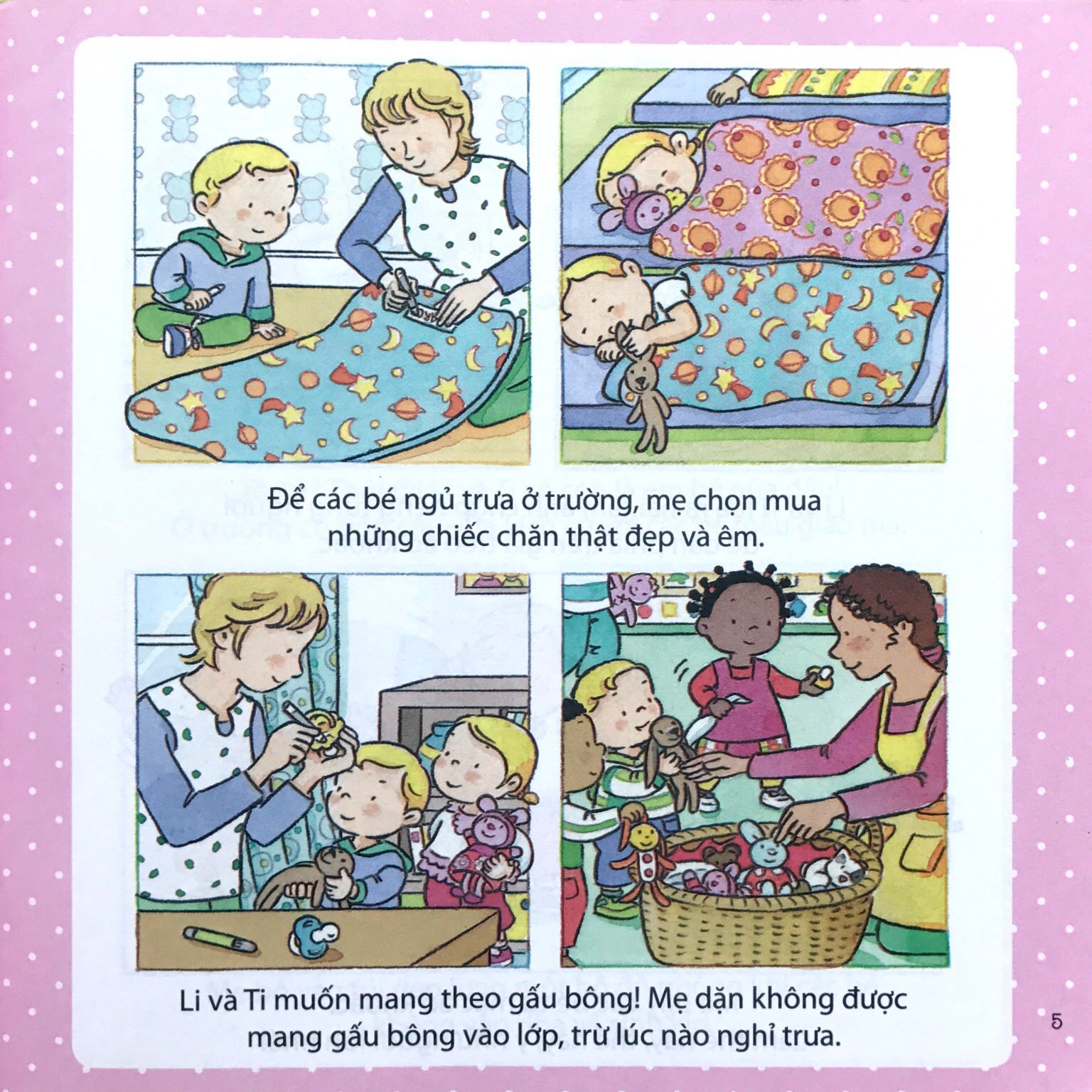 kiến thức bé thơ - bé đi mẫu giáo