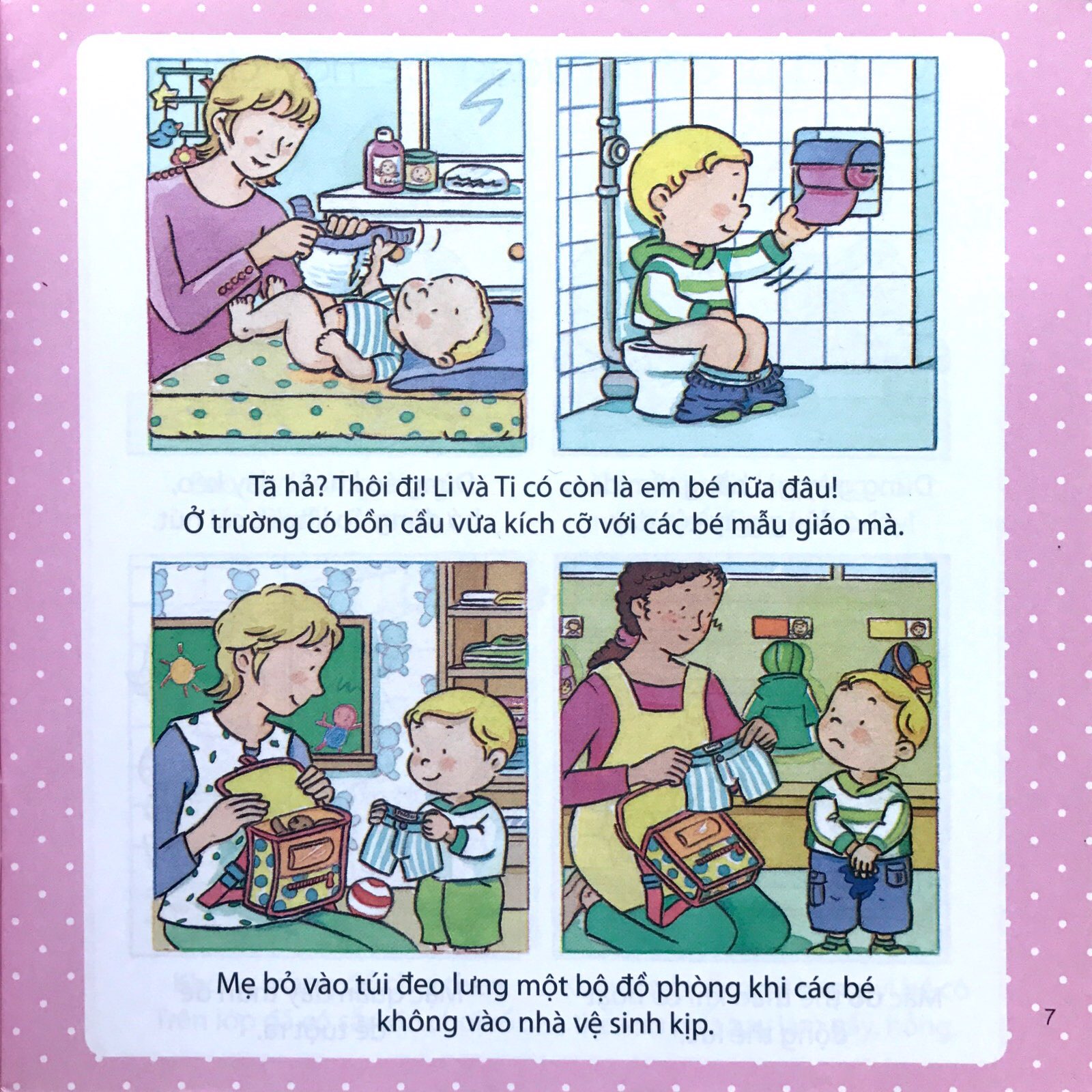 kiến thức bé thơ - bé đi mẫu giáo