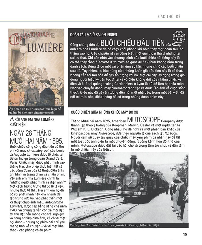 kiến thức căn bản cần biết - theo dòng lịch sử điện ảnh