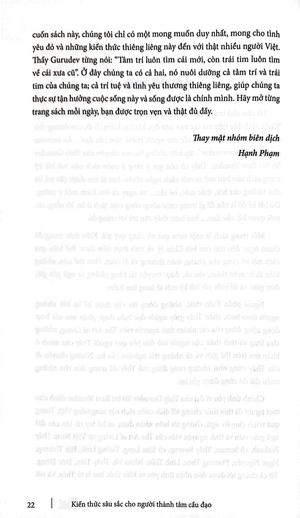 kiến thức sâu sắc cho người thành tâm cầu đạo