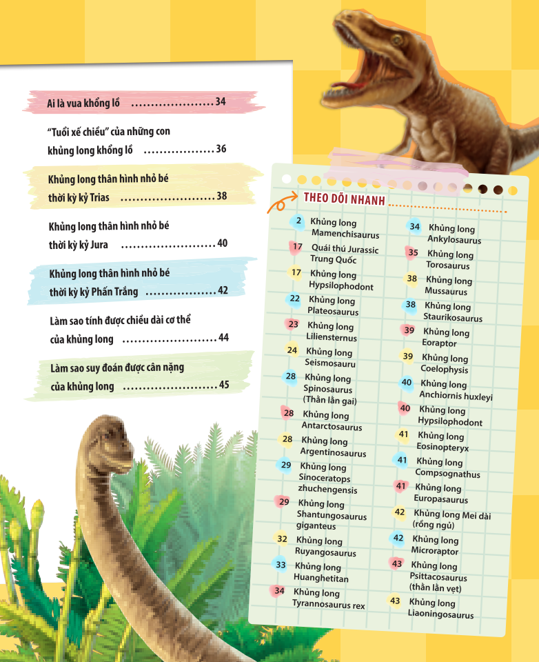 kiến thức về khủng long - cổ khủng long mamenchisaurus dài bao nhiêu? cơ thể khủng long chứa đầy bí mật