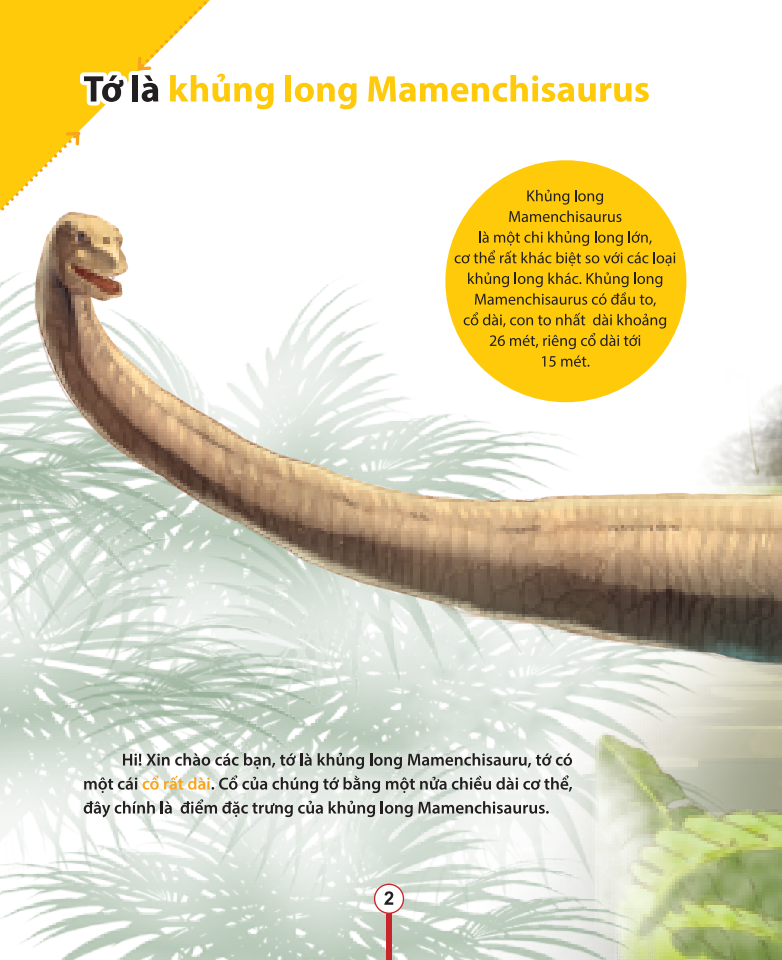 kiến thức về khủng long - cổ khủng long mamenchisaurus dài bao nhiêu? cơ thể khủng long chứa đầy bí mật