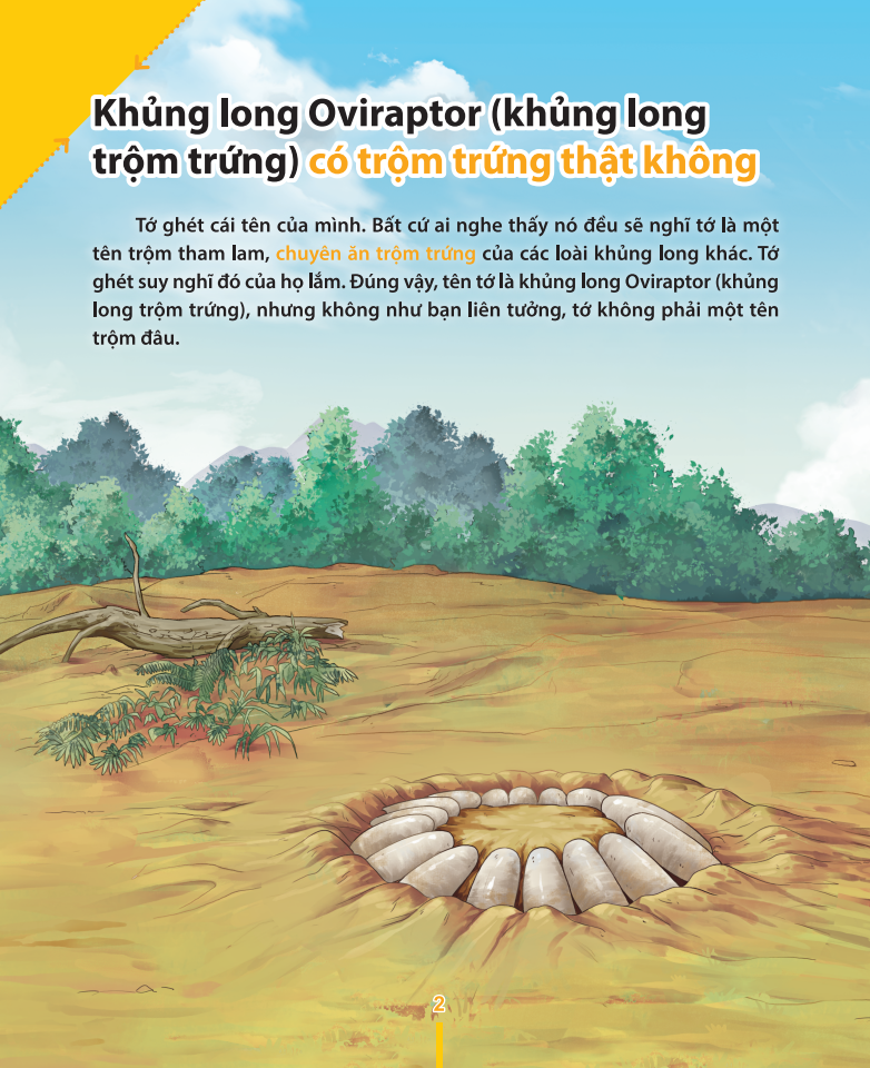 kiến thức về khủng long - khủng long oviraptor có trộm trứng thật không? đặt tên và hoá thạch