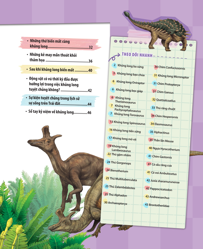 kiến thức về khủng long - sự tuyệt chủng của khủng long. khủng long đi đâu rồi?