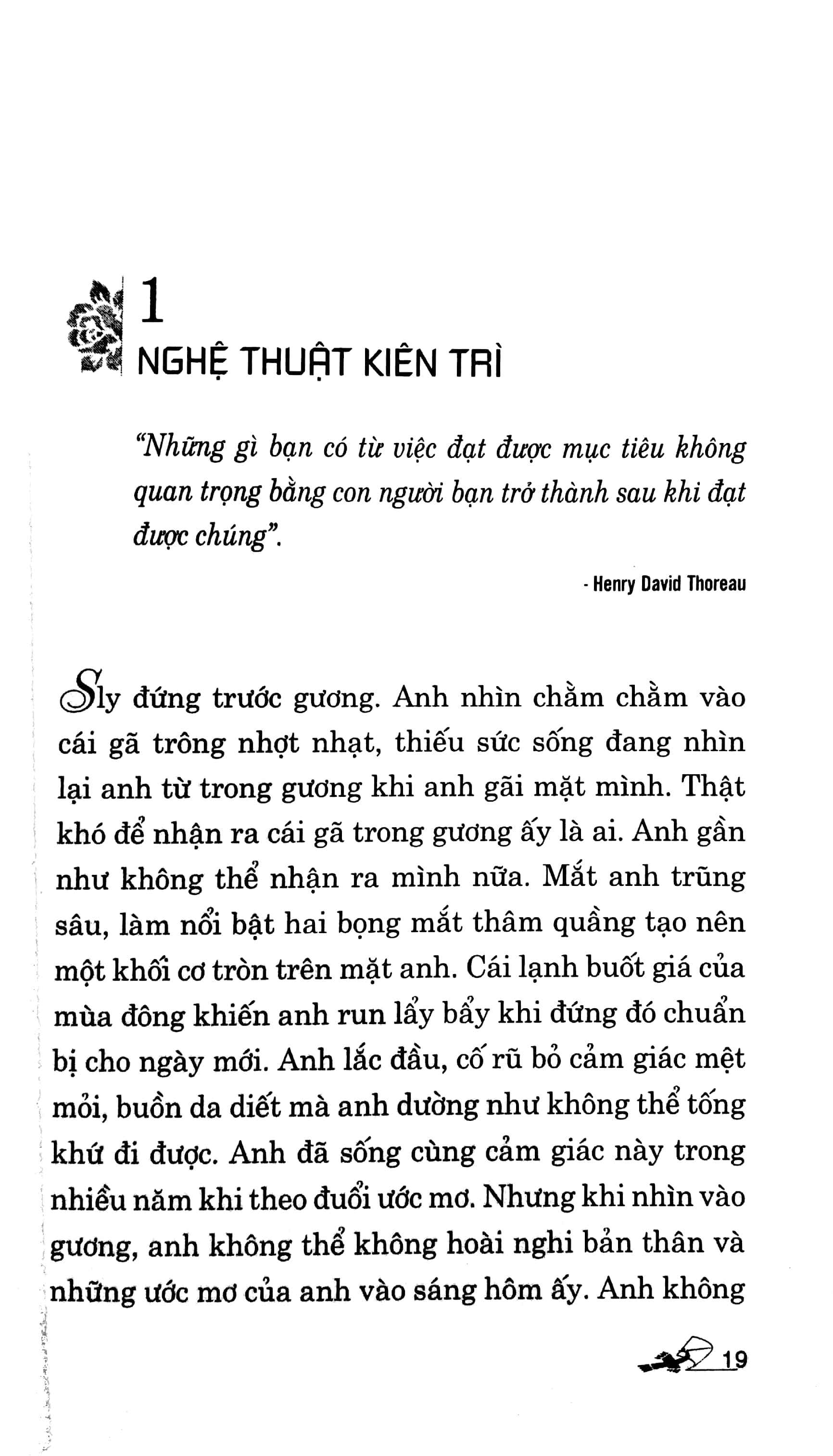 kiên trì là một nghệ thuật