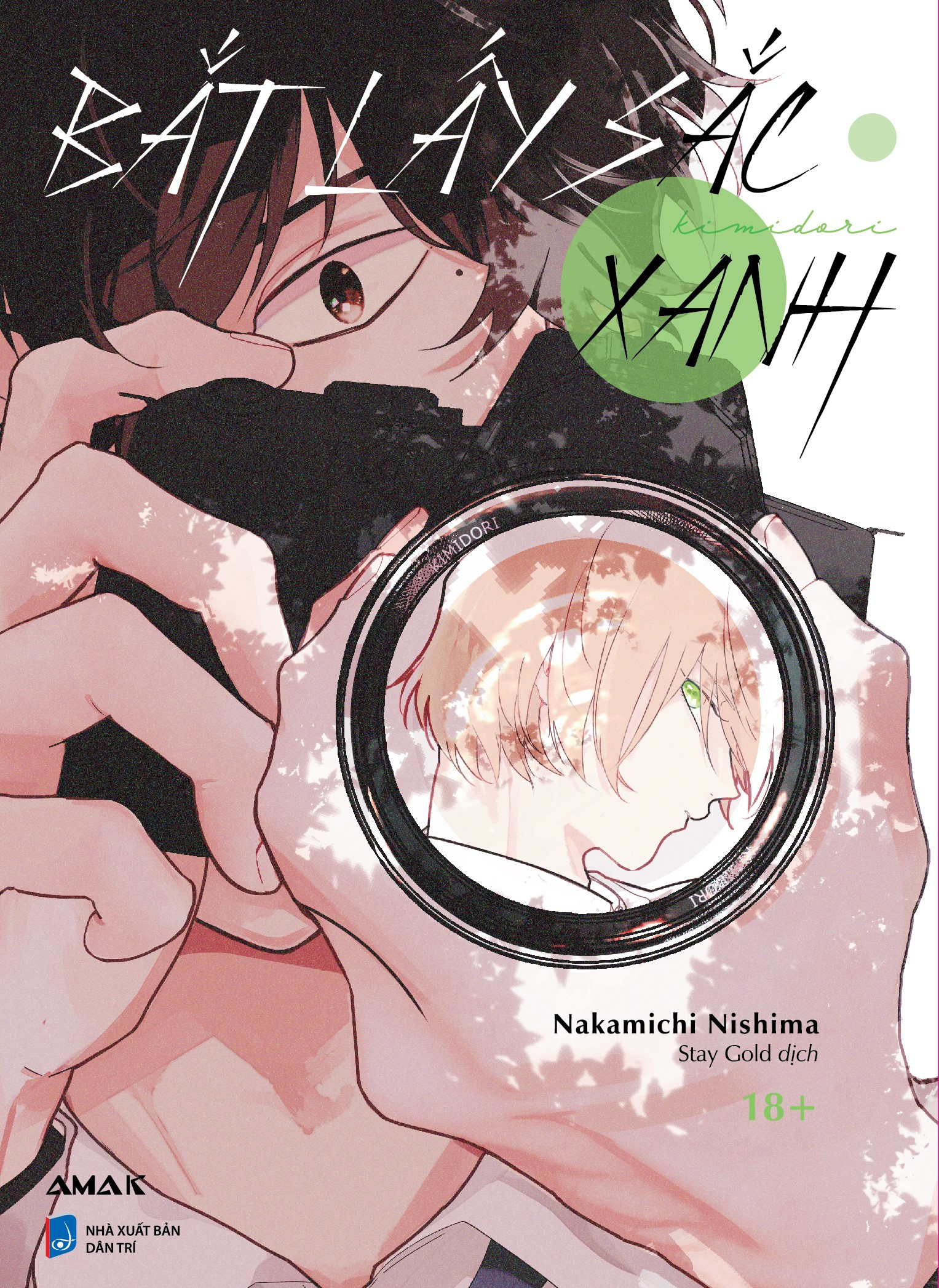 kimidori - bắt lấy sắc xanh - tặng kèm 1 bookmark tròn + 1 khung ảnh giấy + 4 card trưng bày