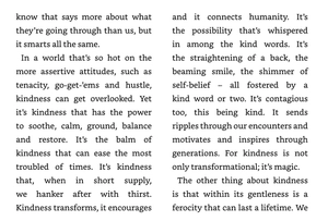 kind words for unkind days