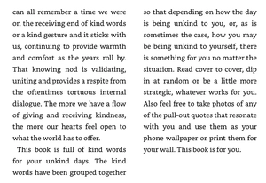 kind words for unkind days