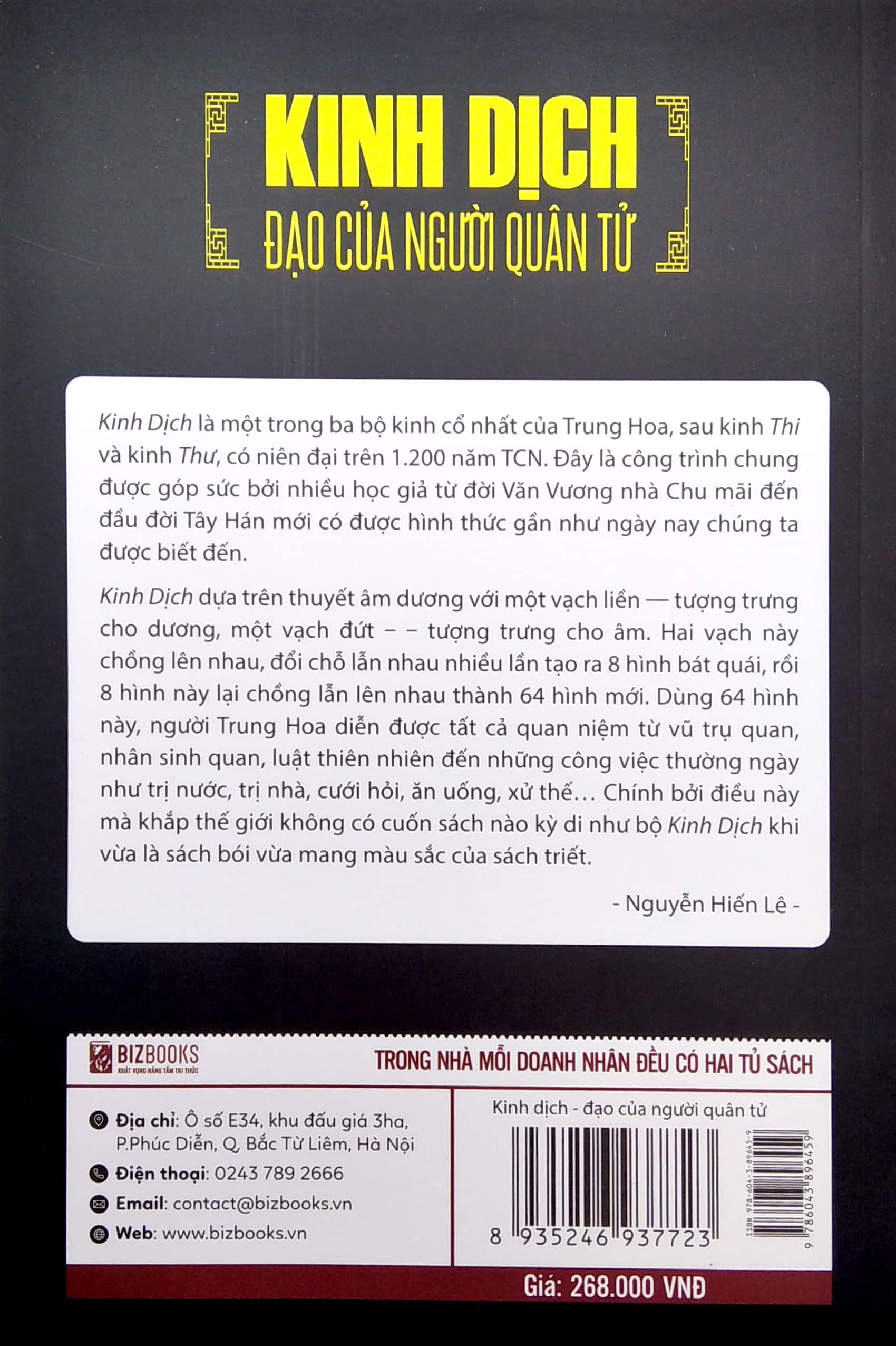 kinh dịch đạo của người quân tử (tái bản 2023)