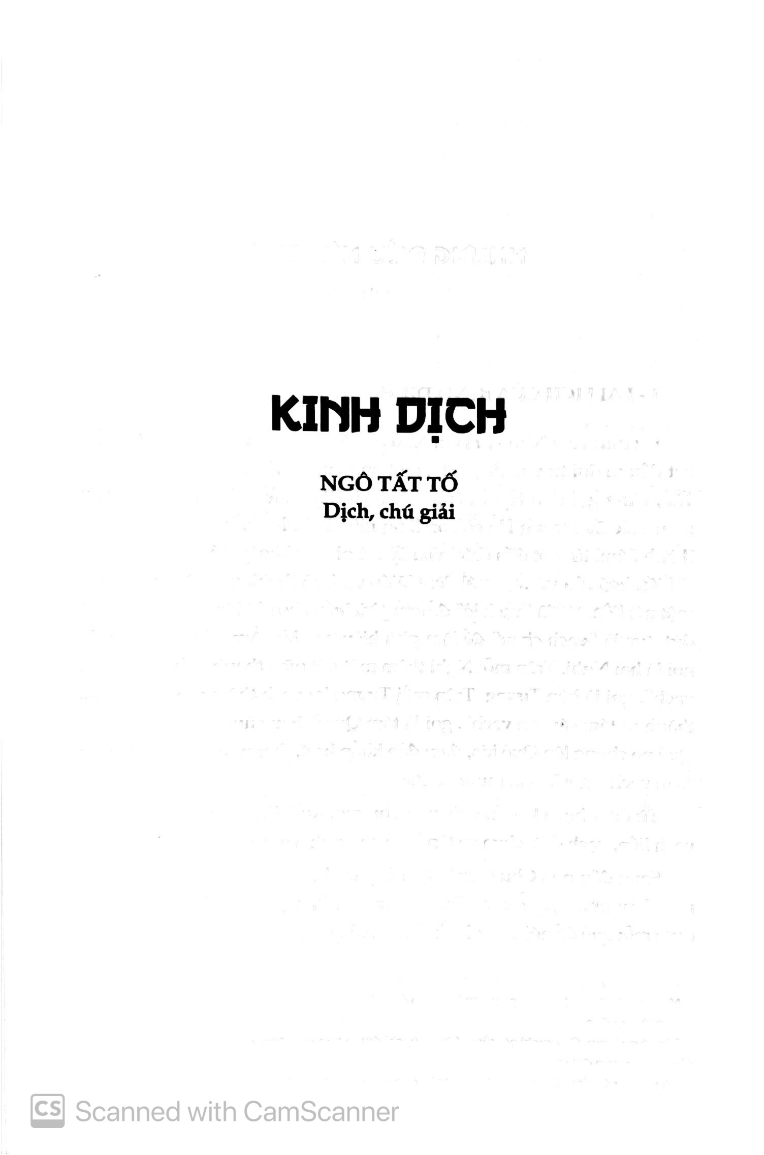 kinh dịch (trọn bộ) - bìa cứng