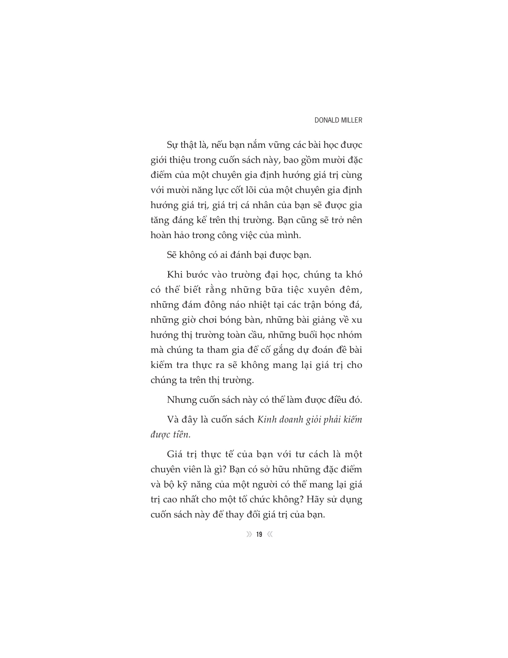 kinh doanh giỏi phải kiếm được tiền