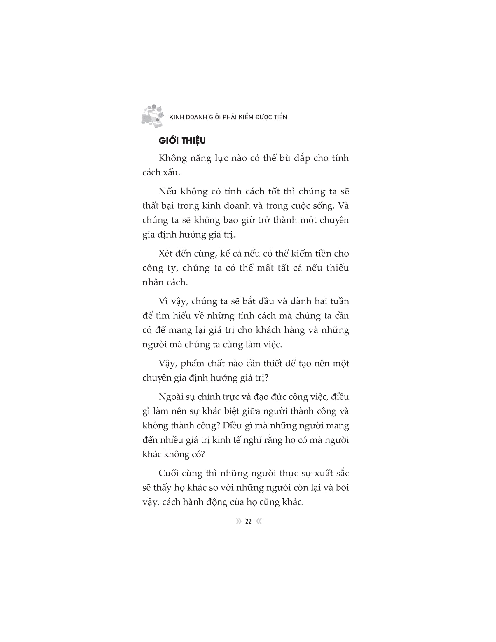 kinh doanh giỏi phải kiếm được tiền