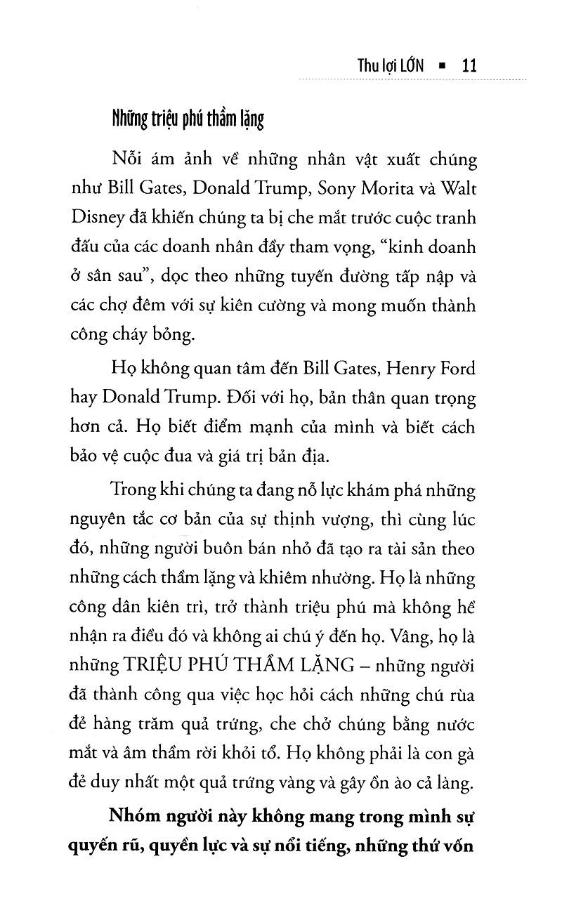 kinh doanh nhỏ thu lợi lớn (tái bản 2023)