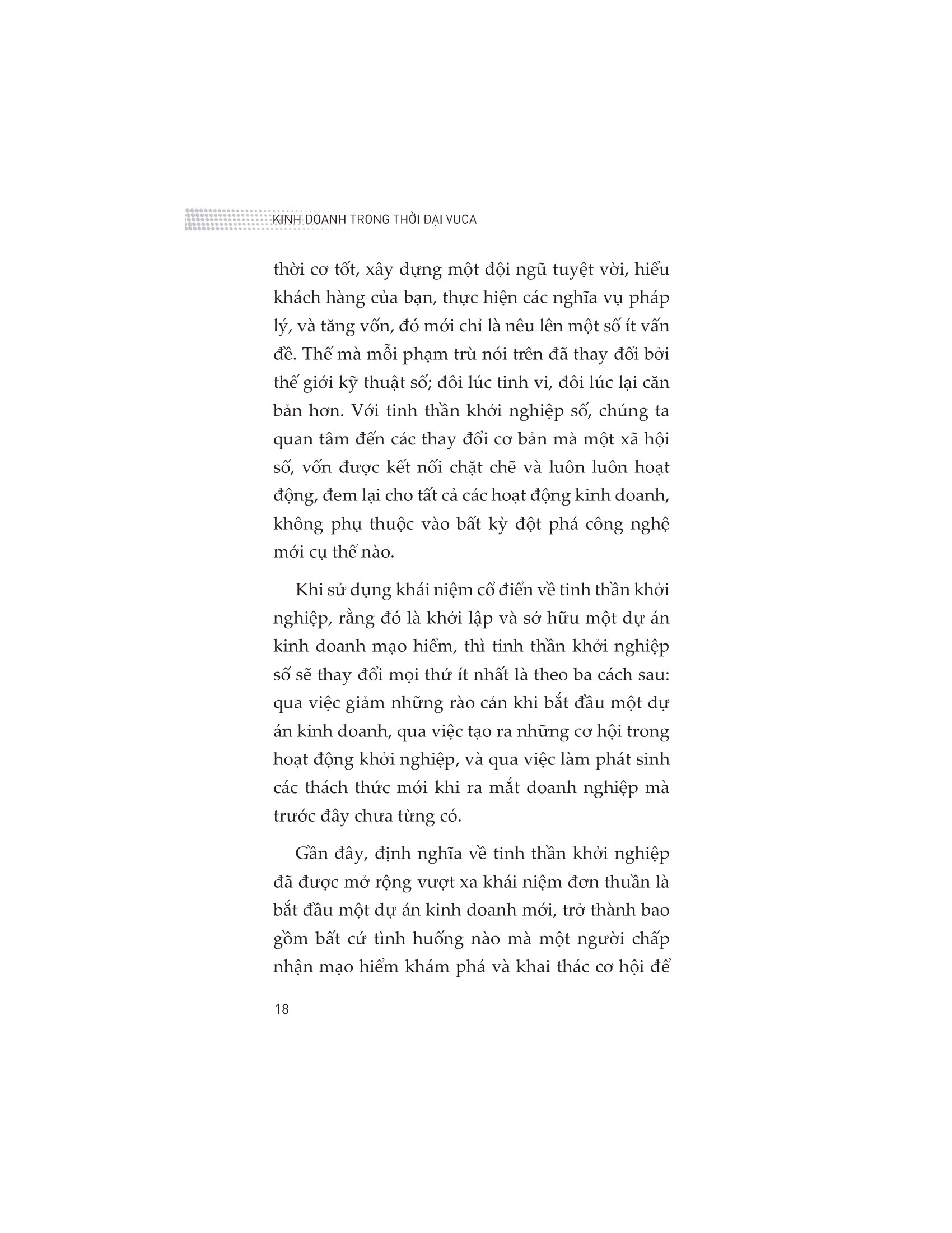 kinh doanh trong thời đại vuca