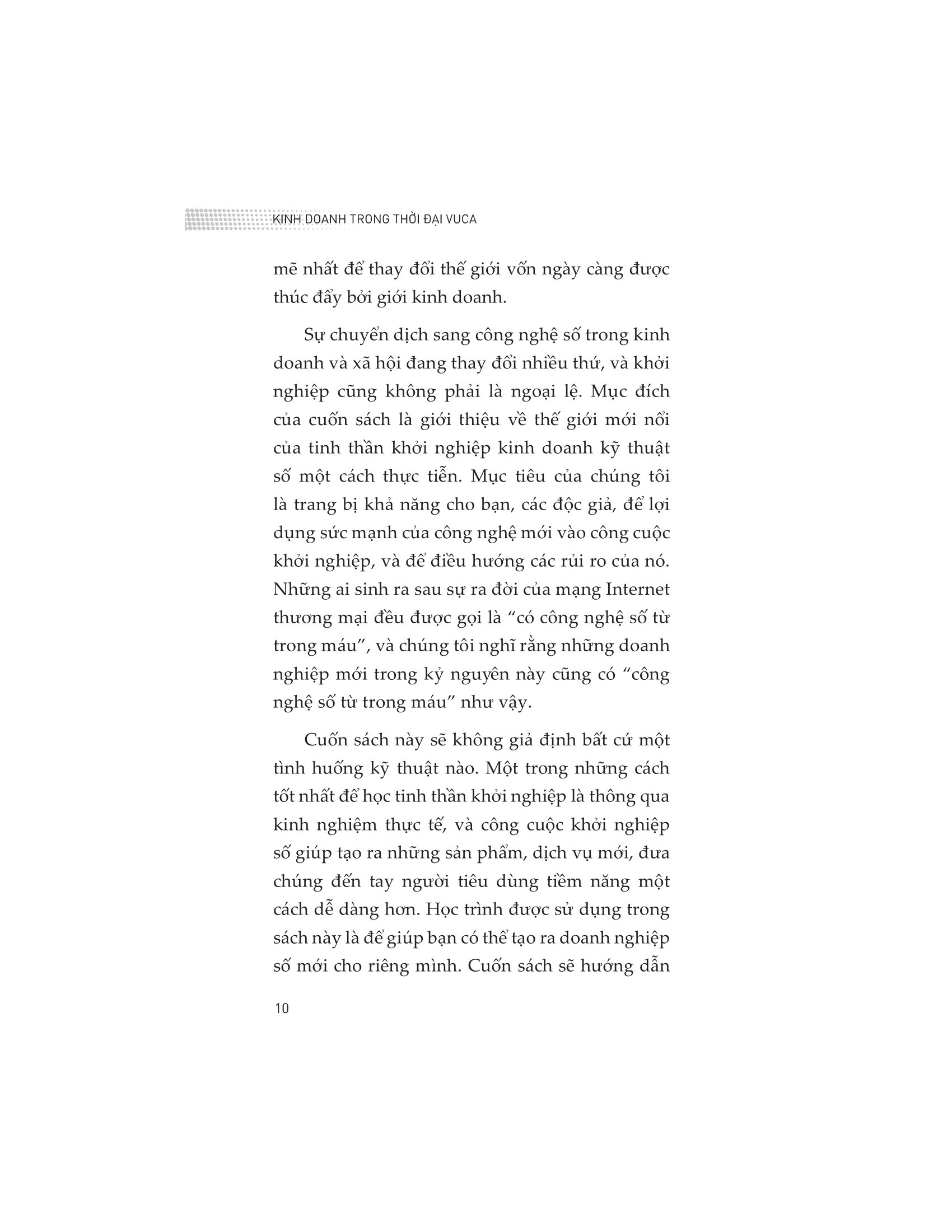 kinh doanh trong thời đại vuca