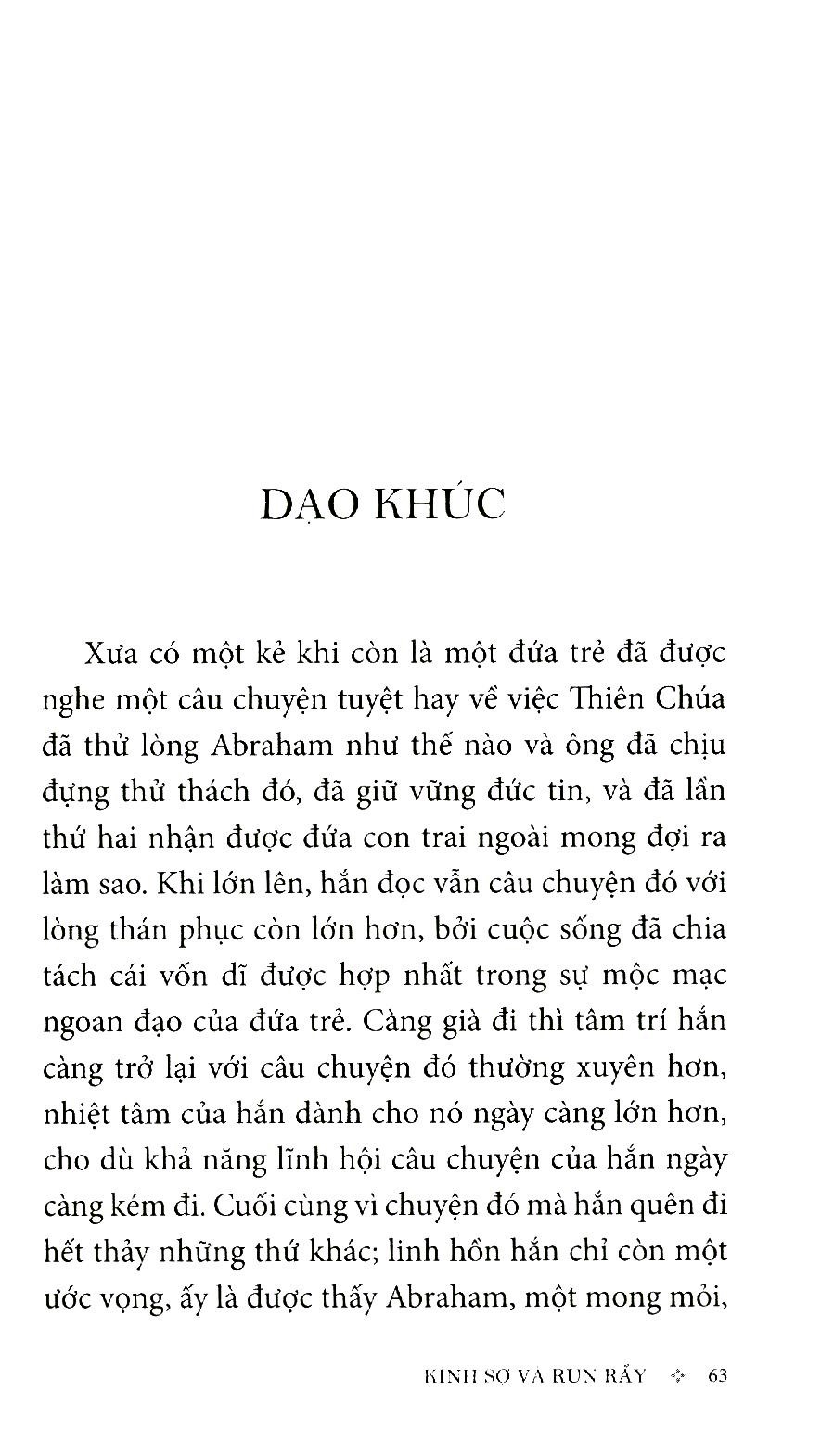 kính sợ và run rẩy (tái bản 2023)