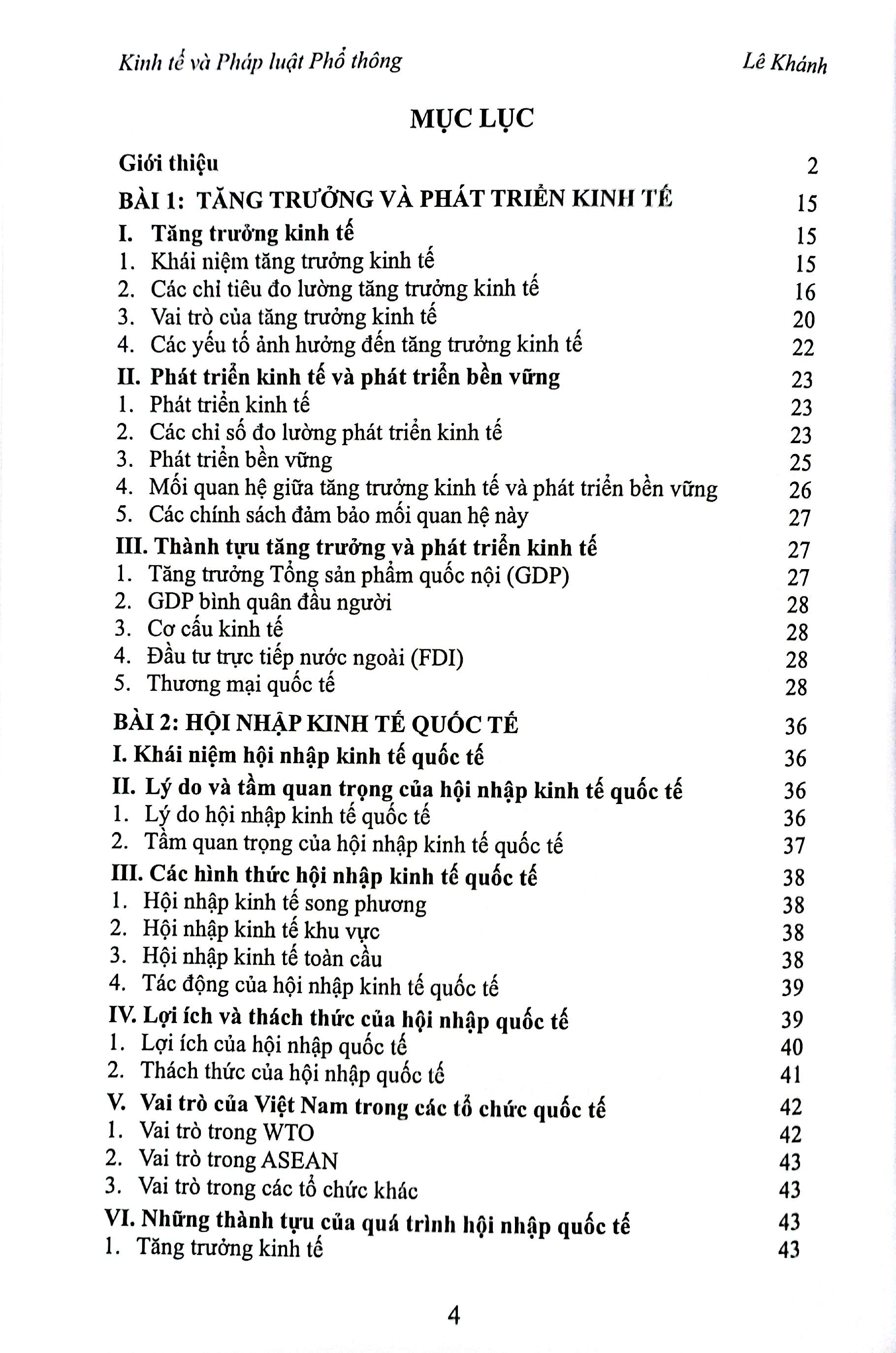 kinh tế và pháp luật phổ thông 12