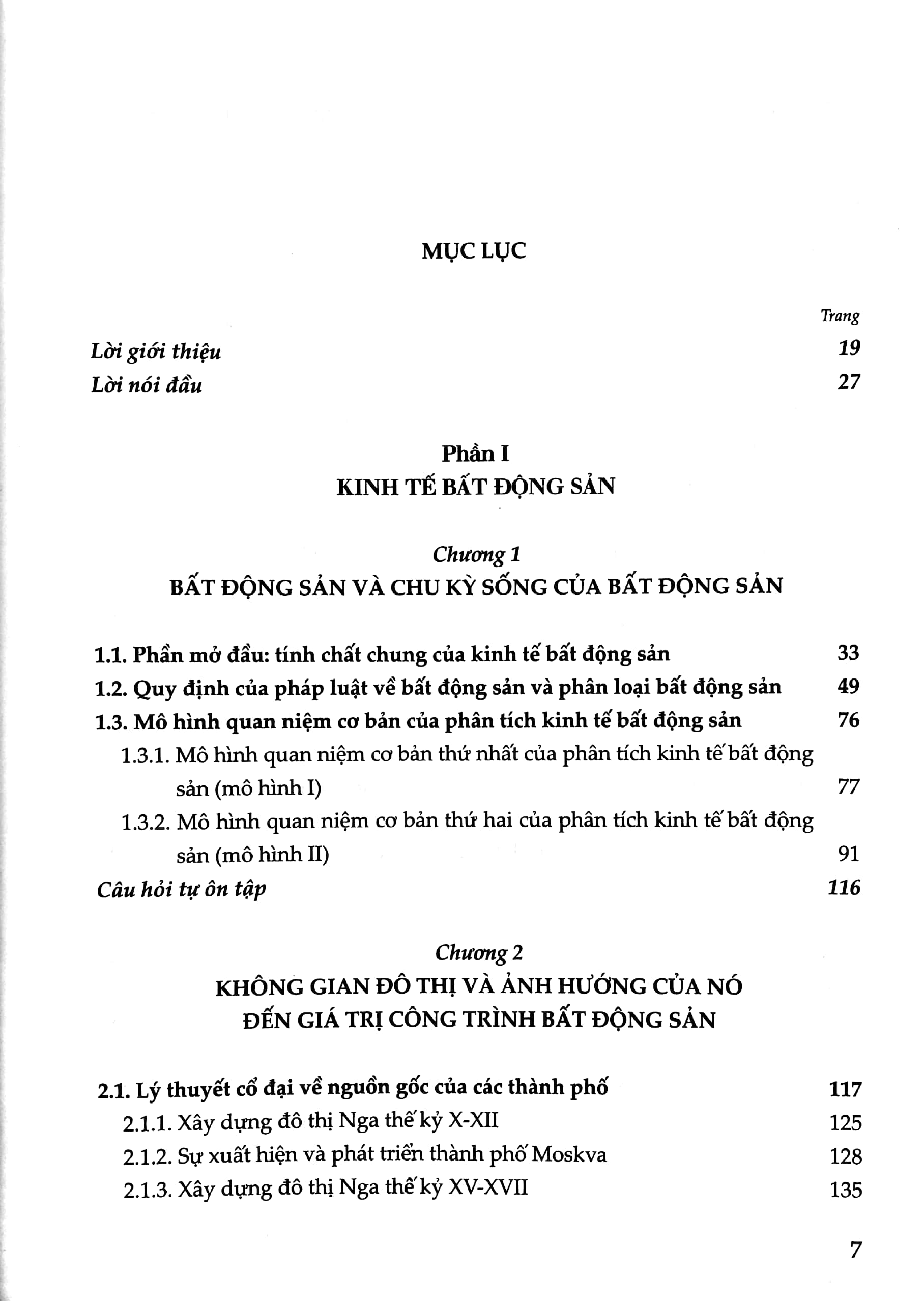kinh tế và quản lý bất động sản - giáo trình dịch từ tiếng nga sang tiếng việt xuất bản lần thứ 2, sửa chữa và bổ sung