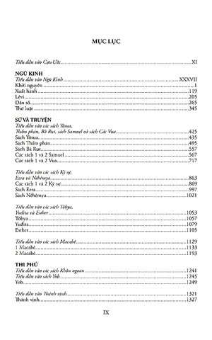 kinh thánh cựu ước - bản đặc biệt - bìa da