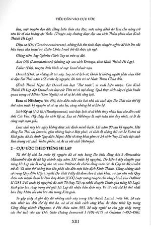 kinh thánh cựu ước - bản đặc biệt - bìa da