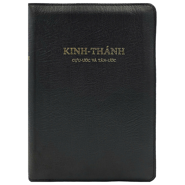 Kinh Thanh - Cuu Uoc Va Tan Uoc - Bia Da - Mau Den Co Khoa Keo