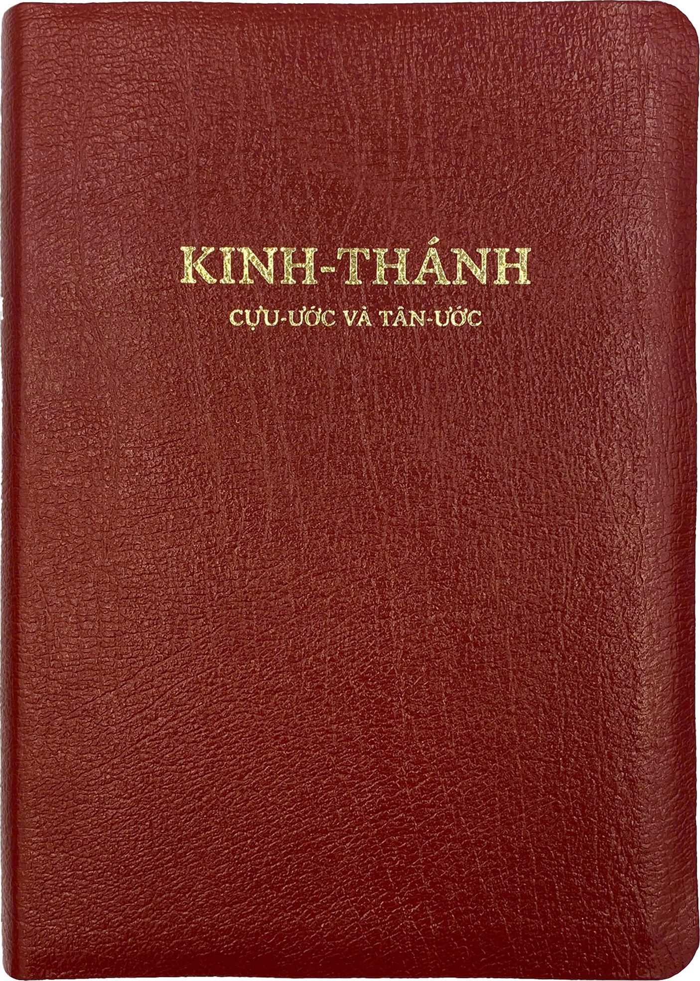 Kinh Thanh - Cuu Uoc Va Tan Uoc - Bia Da - Mau Do