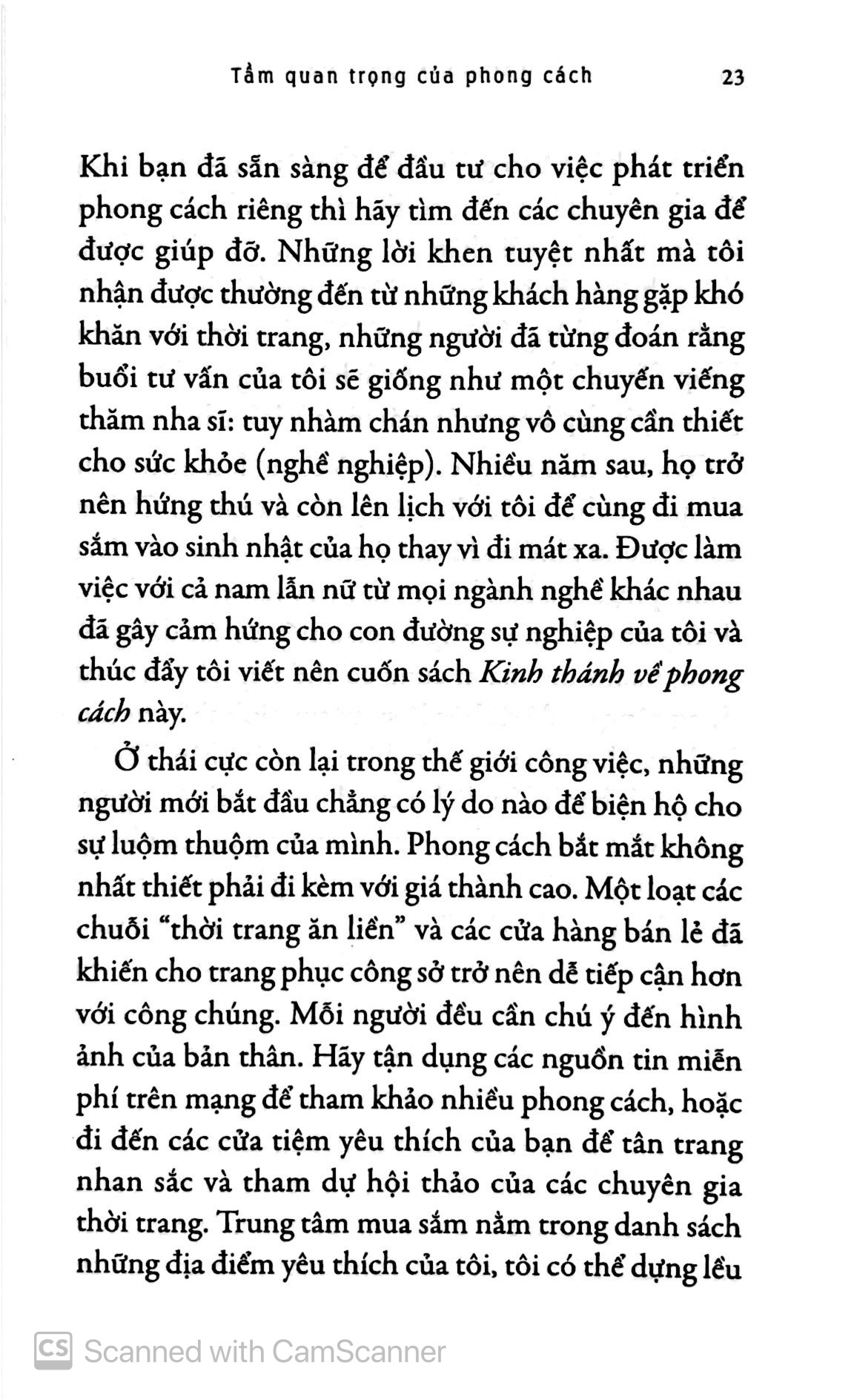 kinh thánh về phong cách