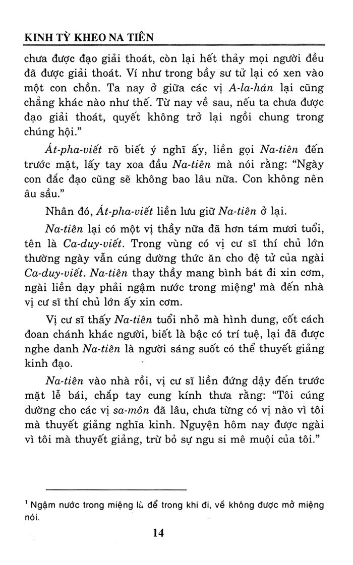kinh tỳ - kheo na - tiên - hán-việt