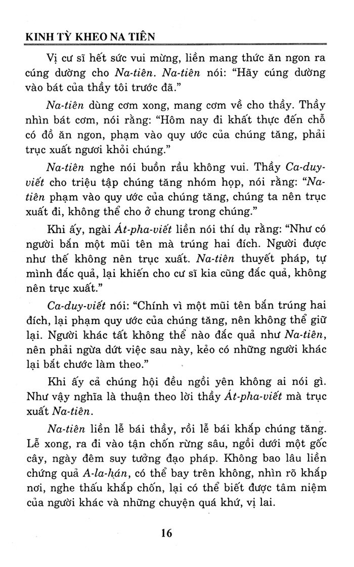kinh tỳ - kheo na - tiên - hán-việt