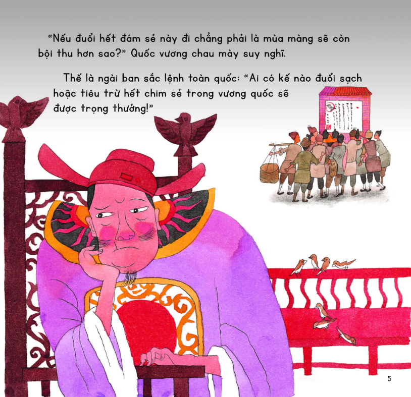 kính vạn hoa thiên nhiên - chim sẻ vô tội