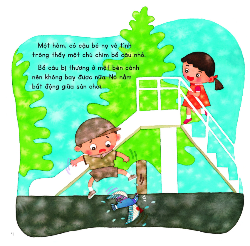 kính vạn hoa thiên nhiên - chú bồ câu lạc đường