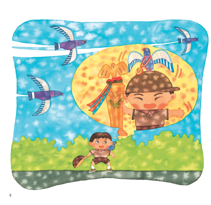 kính vạn hoa thiên nhiên - chú bồ câu lạc đường