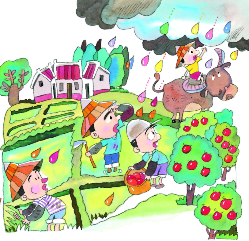 kính vạn hoa thiên nhiên - cơn mưa thần kì