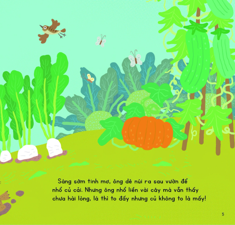 kính vạn hoa thiên nhiên - nhổ củ cải