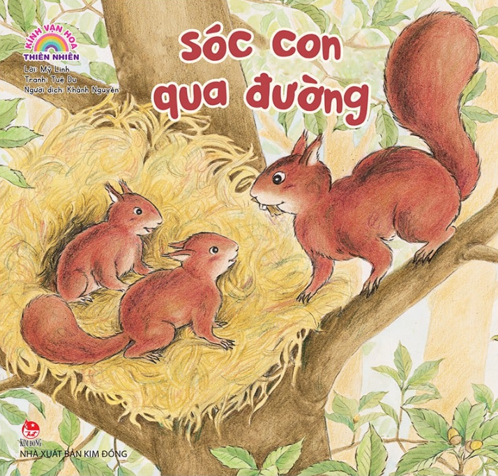 kính vạn hoa thiên nhiên - sóc con qua đường