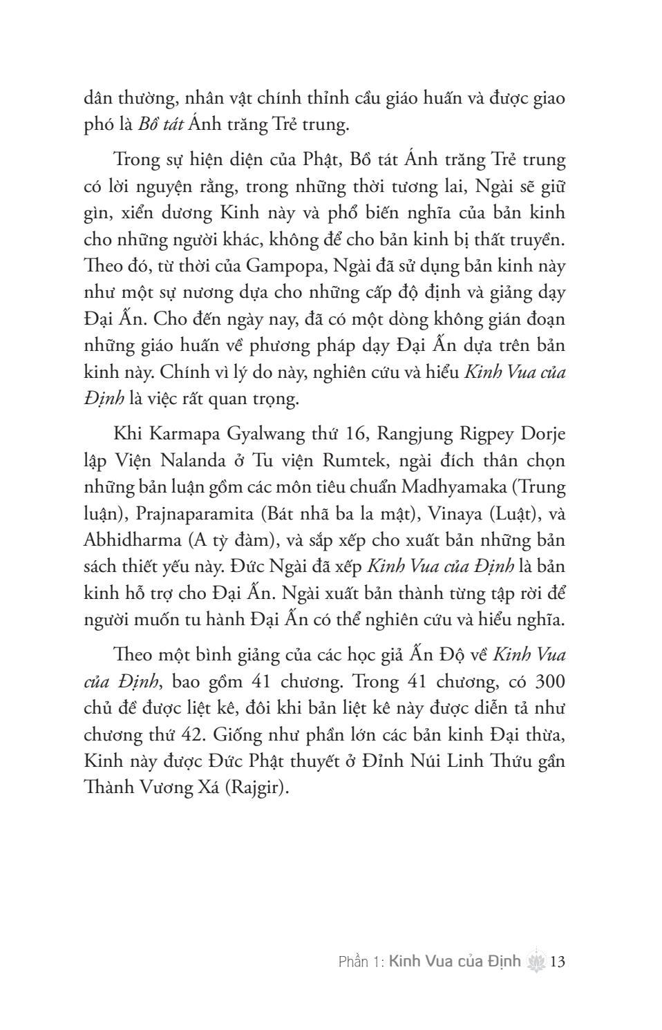 kinh vua của định - bài ca đại ấn