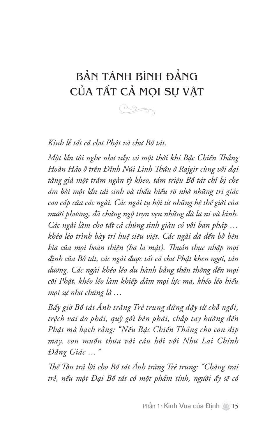 kinh vua của định - bài ca đại ấn