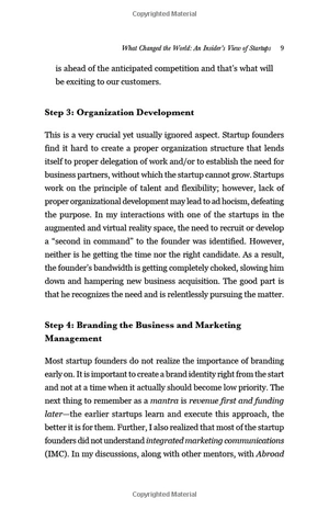 kites in a hurricane: startups from cradle to fame