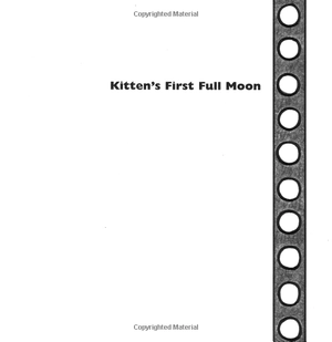 kitten's first full moon board book