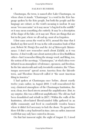 knife - meditations after an attempted murder