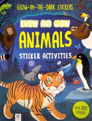 know and glow: animals sticker activities