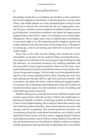 knowing what we know