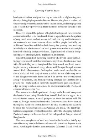 knowing what we know