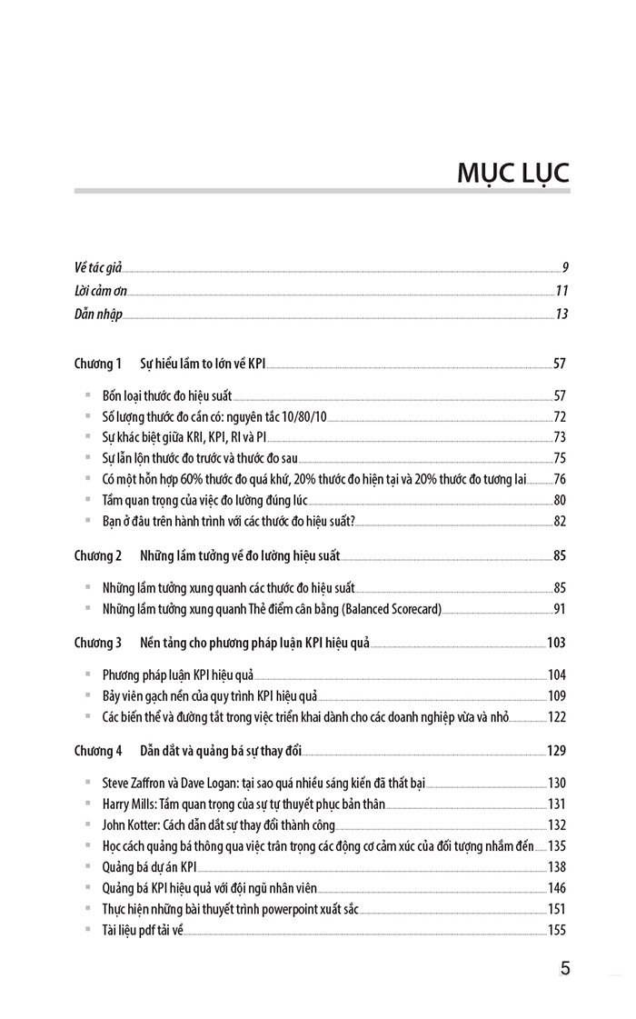 kpi - key performance indicators - thước đo mục tiêu trong yếu (tái bản 2023)