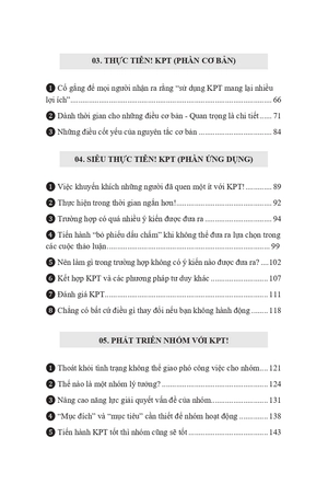 kpt - bí quyết xây dựng đội nhóm tự quản đạt hiệu suất cao